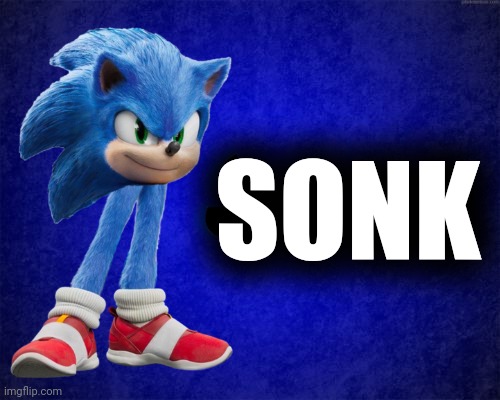 blue background | SONK | image tagged in blue background | made w/ Imgflip meme maker