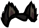 High Quality Among Us Wolf Ears transparent Blank Meme Template
