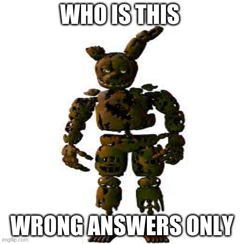 wrong answers only | WHO IS THIS; WRONG ANSWERS ONLY | image tagged in wrong answers | made w/ Imgflip meme maker