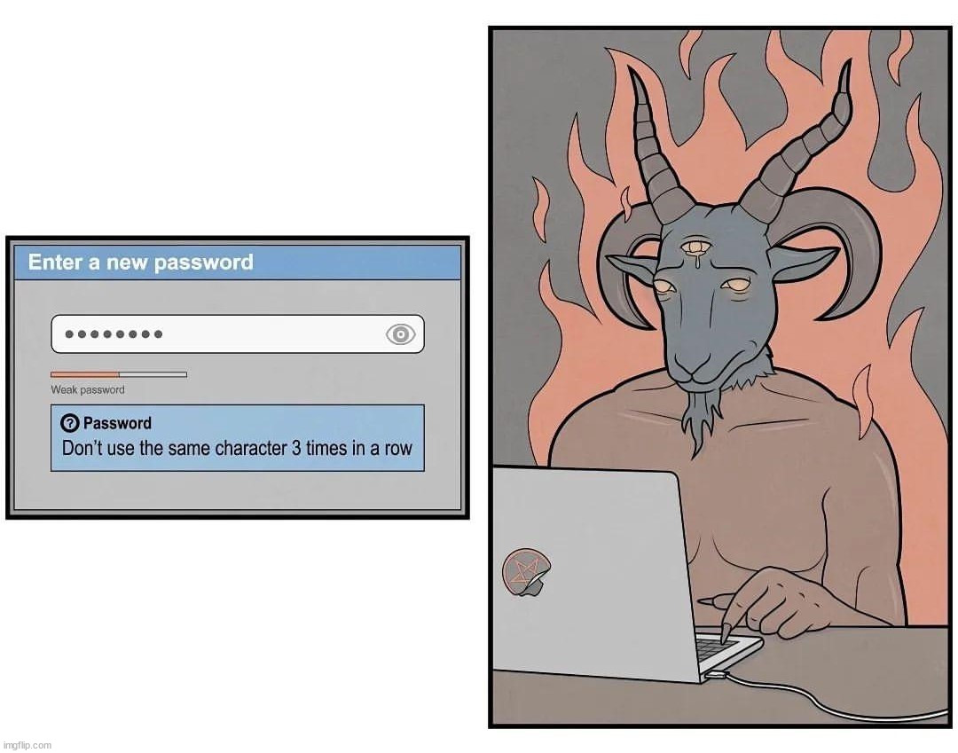 I think it is the 666 | image tagged in comics/cartoons | made w/ Imgflip meme maker