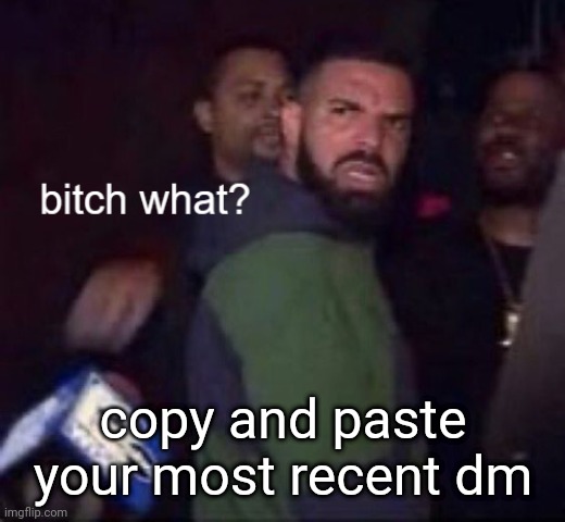 better not be some erp shit lmfao | copy and paste your most recent dm | image tagged in drake | made w/ Imgflip meme maker