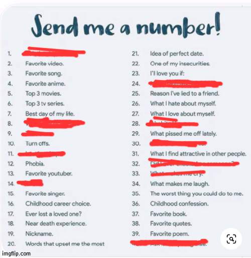 ☆★☆★☆★☆★☆★☆★☆★☆★☆★☆★☆★☆★☆★☆★☆★☆★☆ | image tagged in send me a number | made w/ Imgflip meme maker