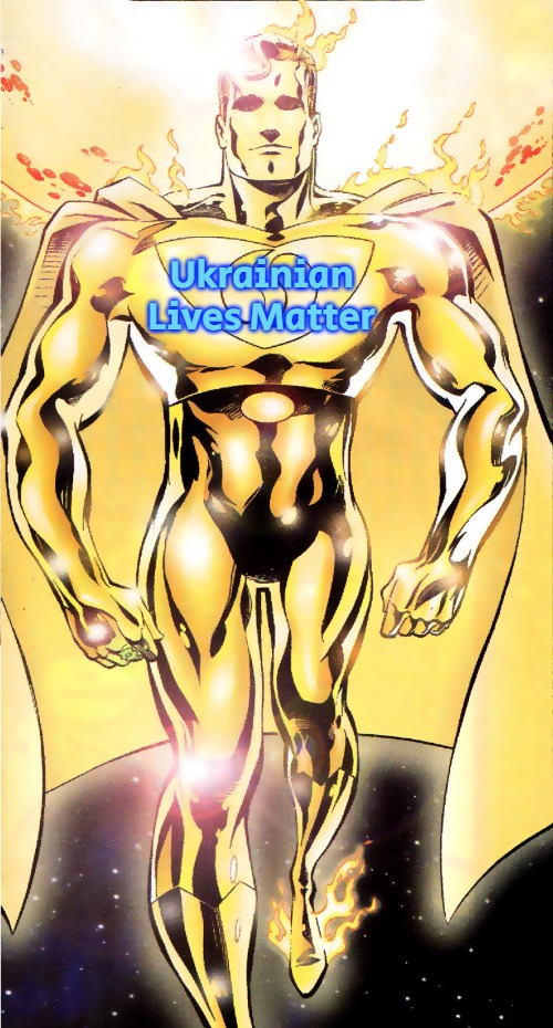 Superman 1 million |  Ukrainian Lives Matter | image tagged in superman 1 million,ukrainian lives matter | made w/ Imgflip meme maker