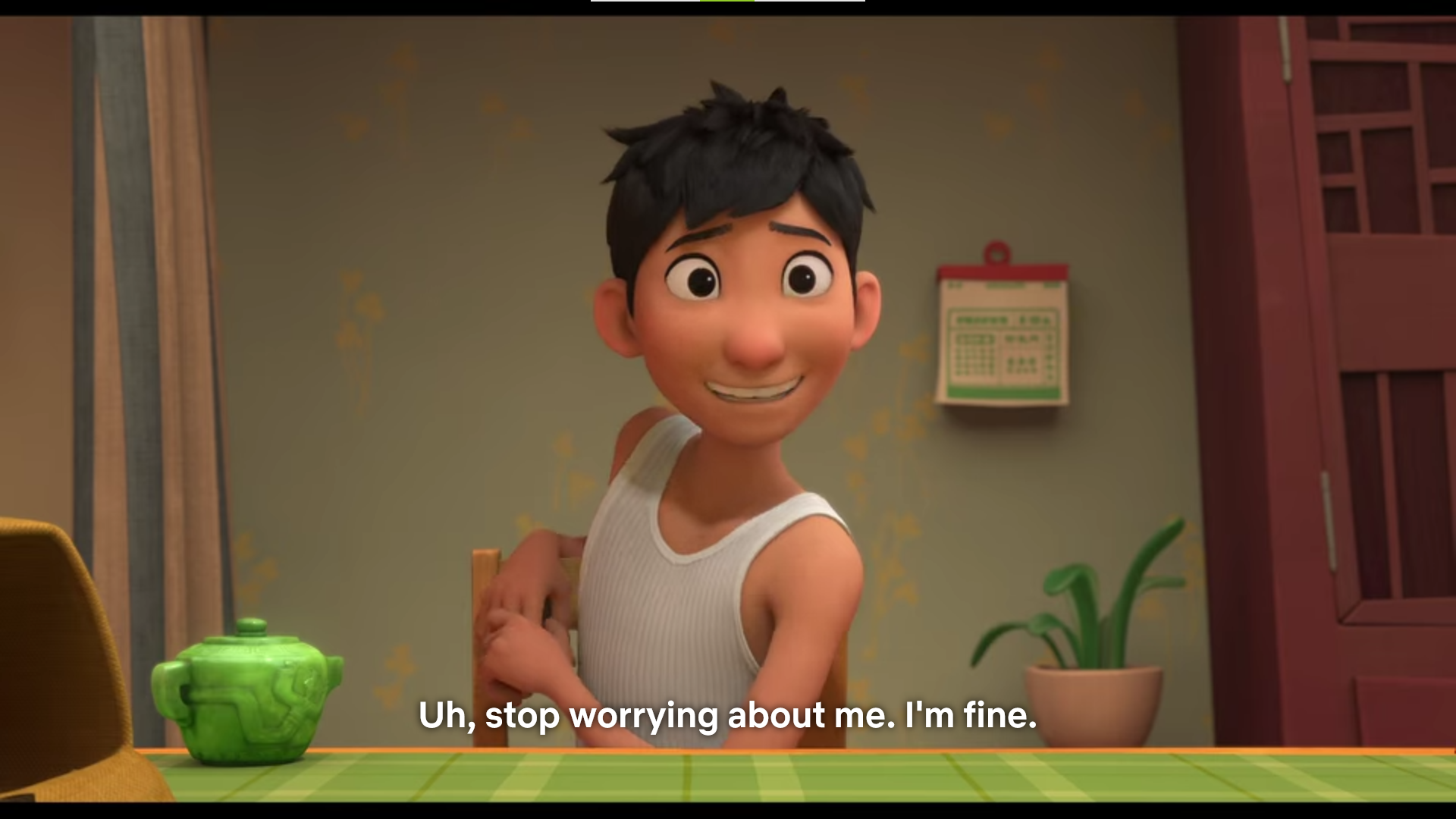 High Quality Stop worrying about me I'm fine Blank Meme Template