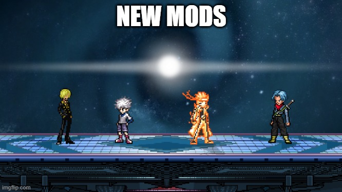 sanji, kilua, trunks, and revamped naruto...the revamped ichigo didn't work | NEW MODS | made w/ Imgflip meme maker