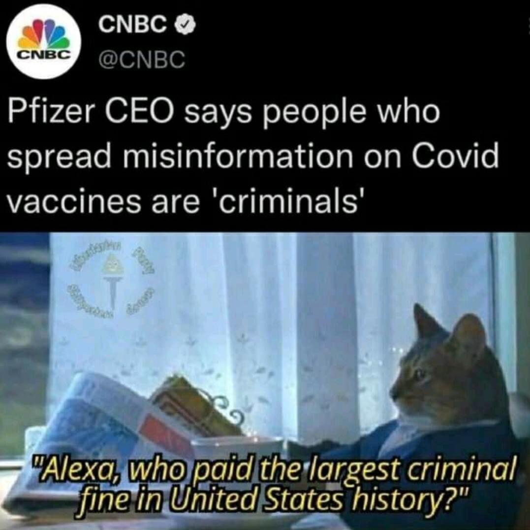 Pfizer criminals Blank Meme Template