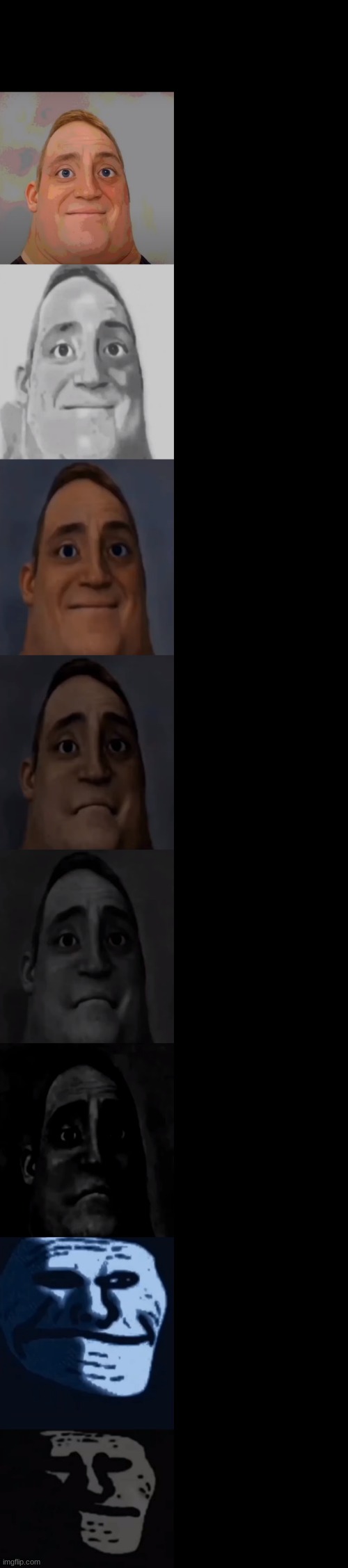 High Quality Mr Incredible becoming sad Blank Meme Template