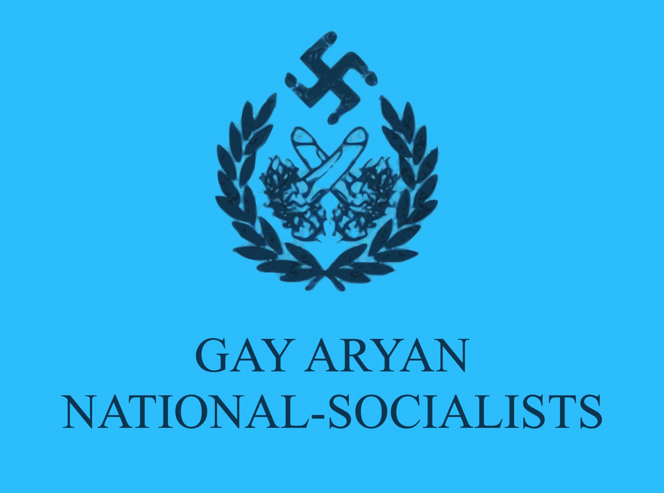 High Quality Flag of the Gay Aryan National-Socialists Blank Meme Template