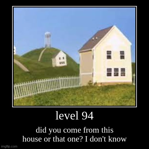 I found the level 94 houses! : r/backrooms