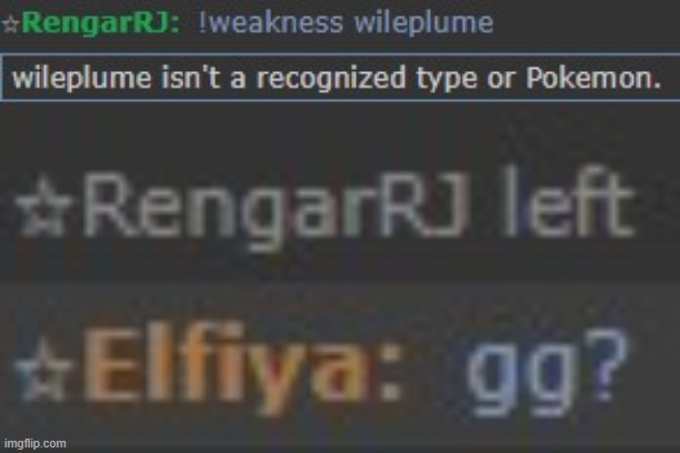 wileplume | made w/ Imgflip meme maker