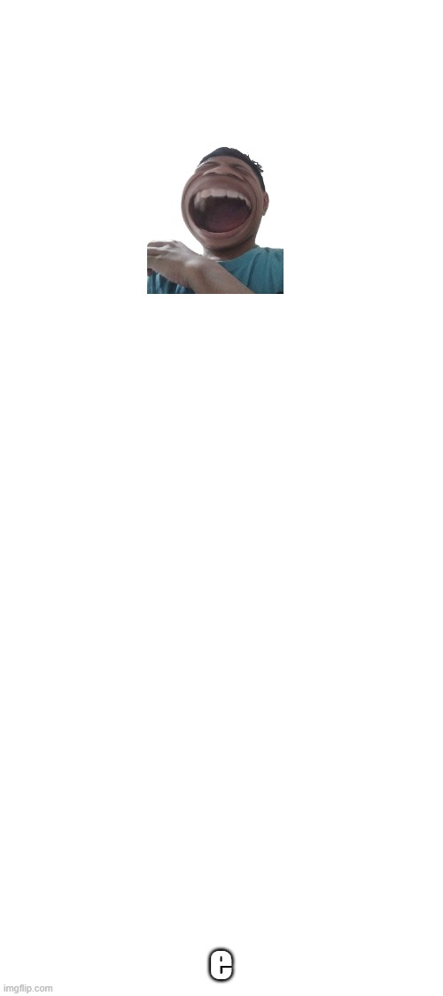 Blank White Template | e | image tagged in blank white template | made w/ Imgflip meme maker