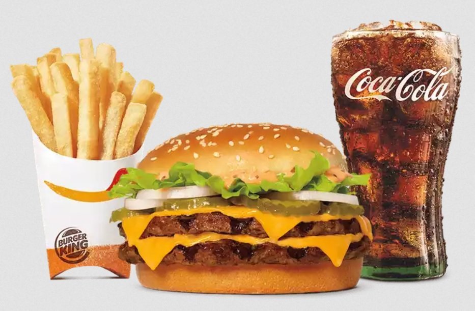 Burger King Burger 2 Blank Meme Template