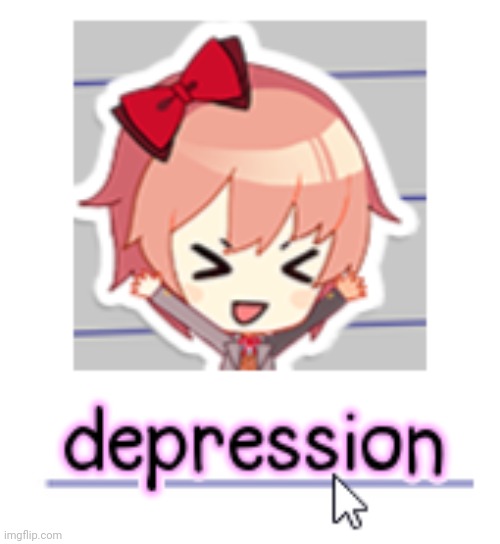 yay, depression!! | made w/ Imgflip meme maker