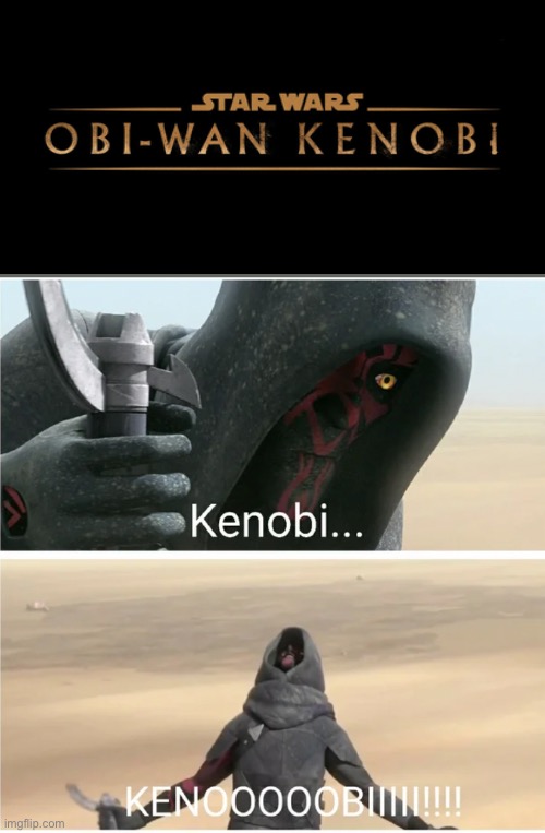 Kenobi | image tagged in darth maul | made w/ Imgflip meme maker
