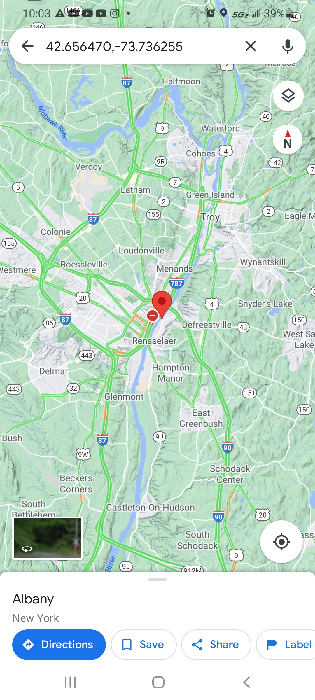 Albany, New York Blank Meme Template