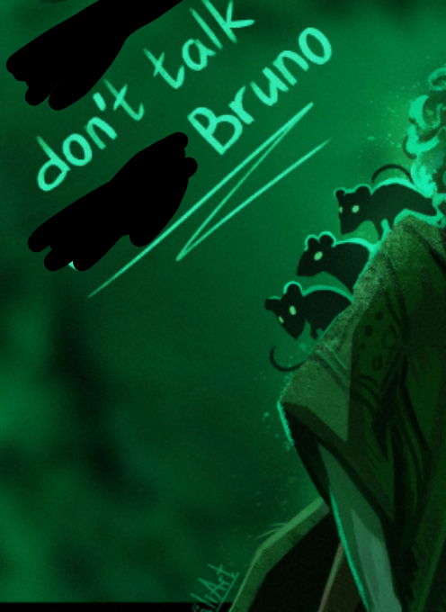 Don't talk bruno Blank Meme Template