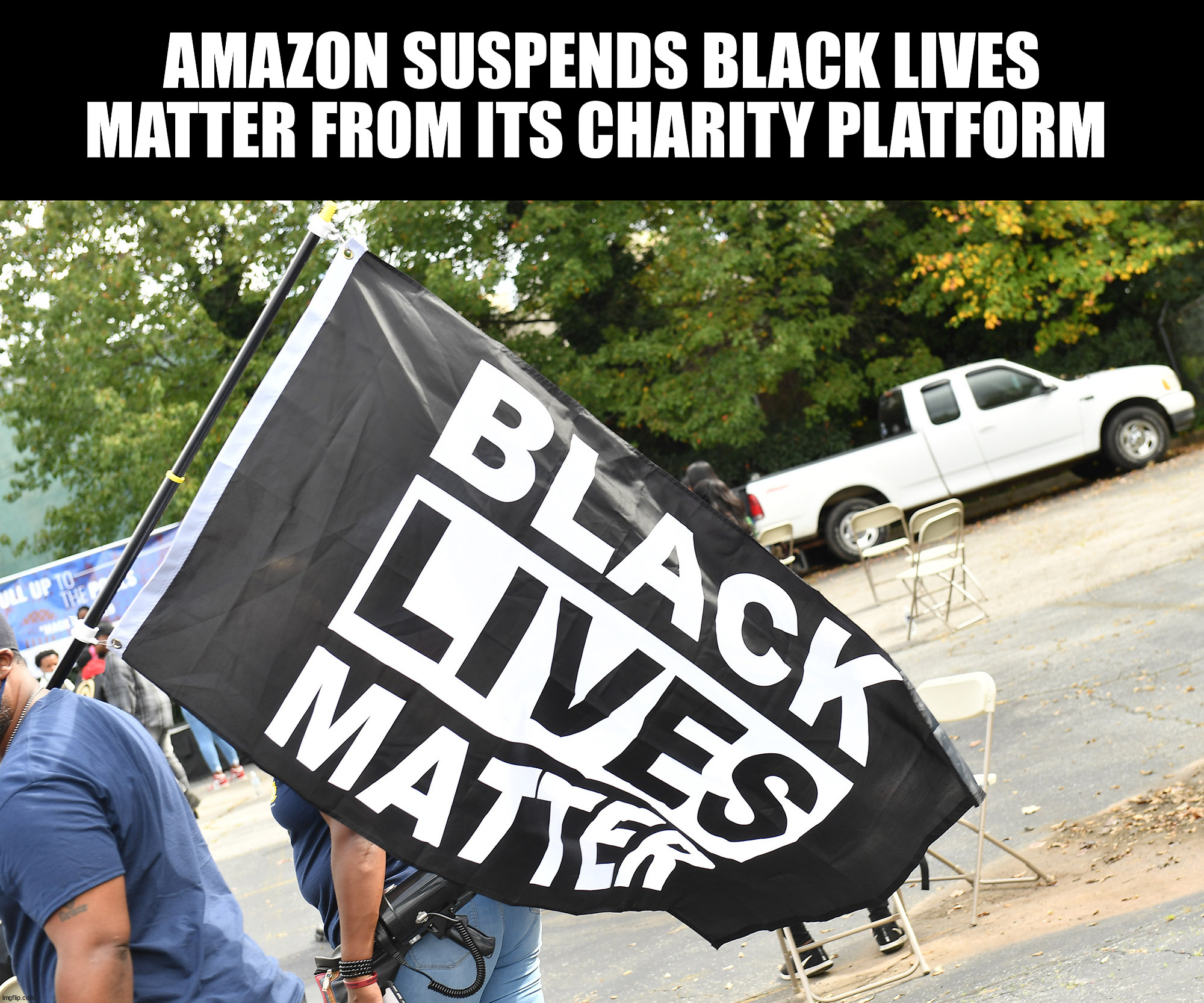 Amazon Smile suspended BLM Global Network Fund because of failure of BLM to report where millions of dollars went. | AMAZON SUSPENDS BLACK LIVES MATTER FROM ITS CHARITY PLATFORM | image tagged in blm,fraud front,patrice cullors needs a 4th house | made w/ Imgflip meme maker