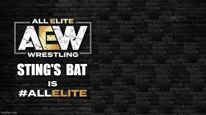 Is all elite | STING'S  BAT | image tagged in is all elite | made w/ Imgflip meme maker
