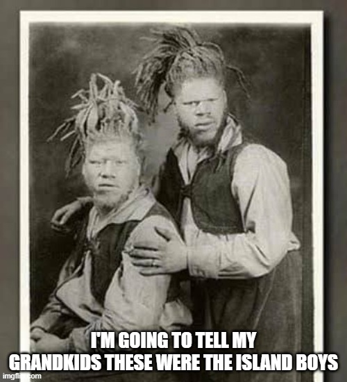 Island Boys | I'M GOING TO TELL MY GRANDKIDS THESE WERE THE ISLAND BOYS | image tagged in funny memes | made w/ Imgflip meme maker
