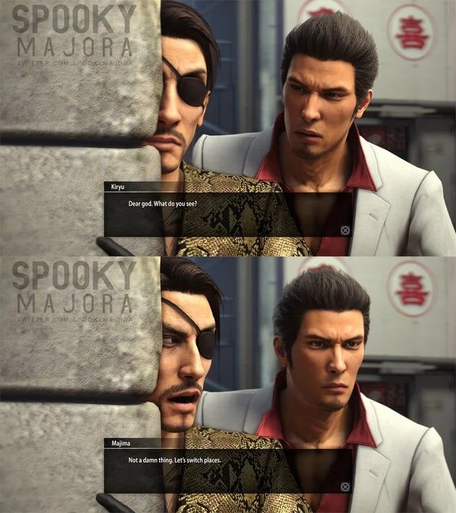 High Quality yakuza Blank Meme Template