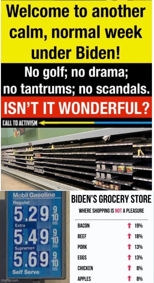 Everything is lovely | image tagged in joe biden,politics lol,memes,derp,liberal logic | made w/ Imgflip meme maker