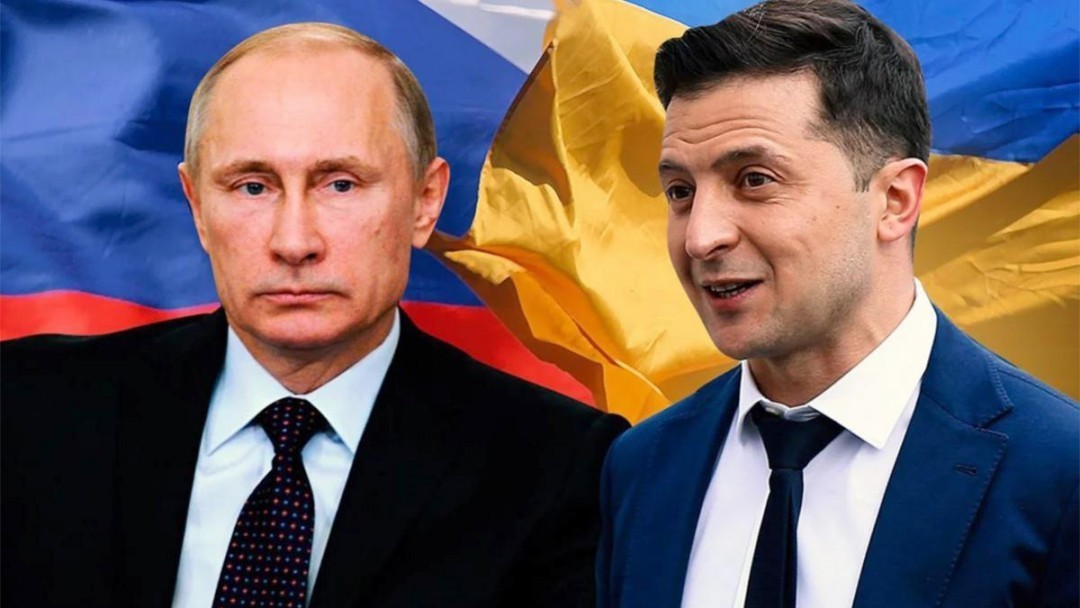 Zelenskyy vs. Putin Blank Meme Template