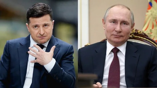 Zelenskyy vs. Putin Blank Meme Template