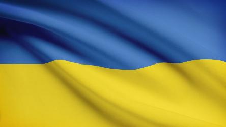 High Quality Ukrainian flag Blank Meme Template