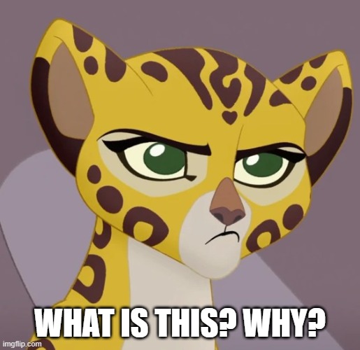 Annoyed Fuli | WHAT IS THIS? WHY? | image tagged in annoyed fuli | made w/ Imgflip meme maker