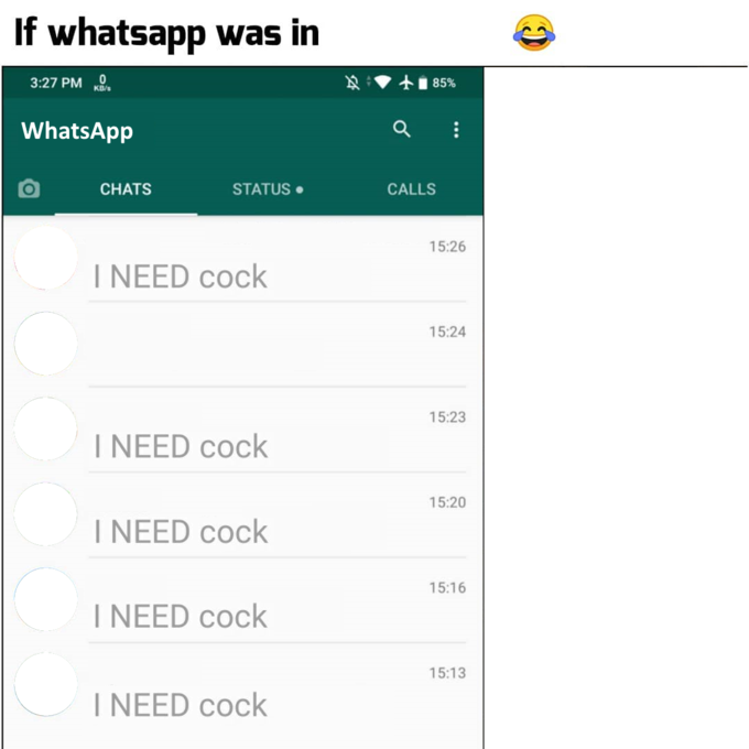 High Quality If Whatsapp Was In Blank Meme Template
