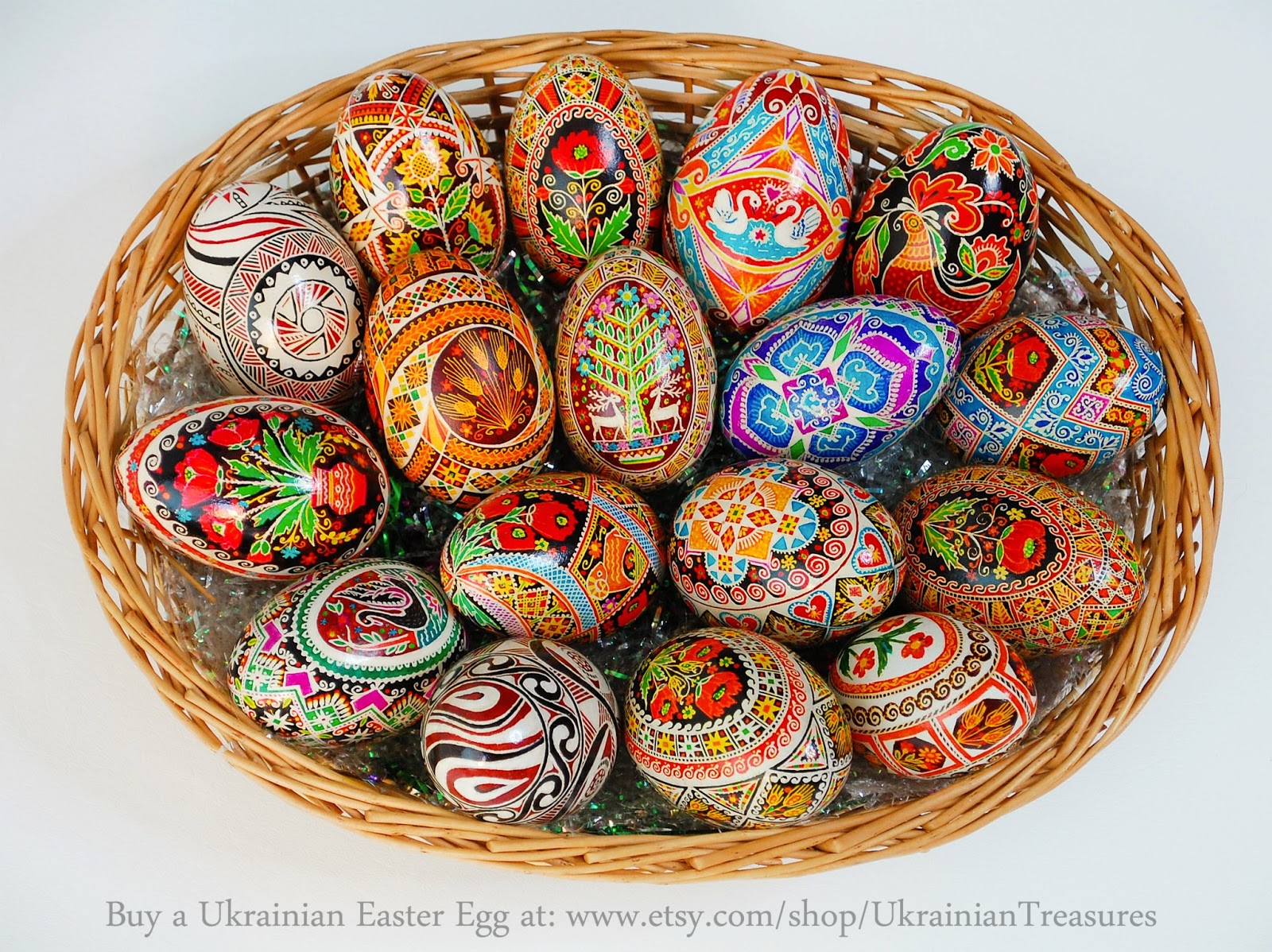 Ukranian Easter Eggs Blank Meme Template