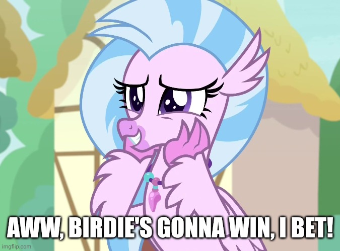 AWW, BIRDIE'S GONNA WIN, I BET! | made w/ Imgflip meme maker
