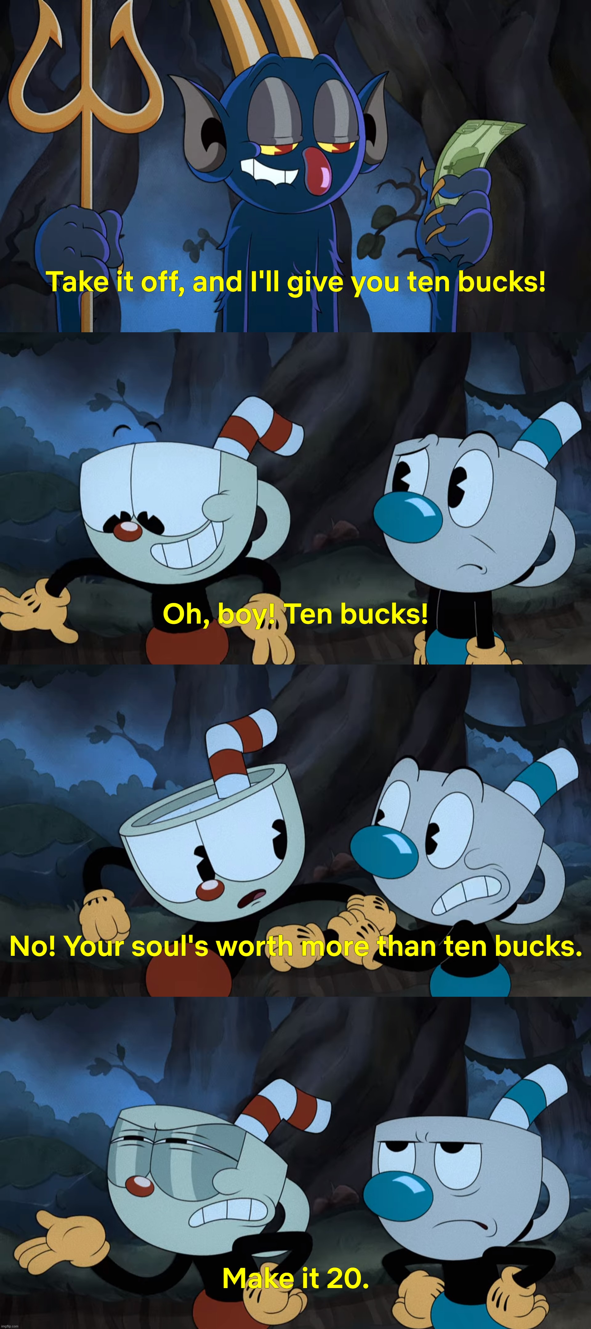 The Cuphead Show | image tagged in cuphead | made w/ Imgflip meme maker