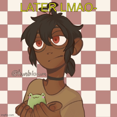 USGDHHSHS | LATER LMAO- | image tagged in zibeanboi | made w/ Imgflip meme maker