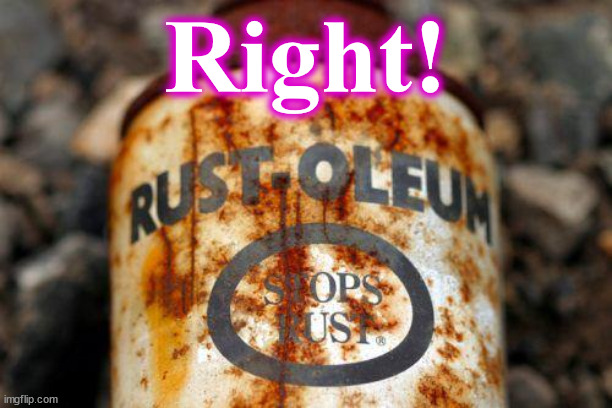 rust | Right! | image tagged in rust | made w/ Imgflip meme maker