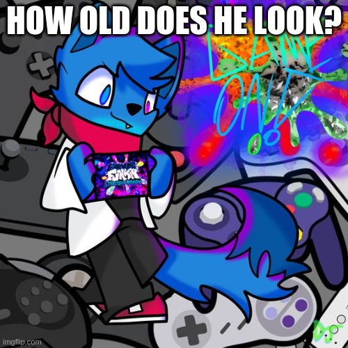 Loki fnf | HOW OLD DOES HE LOOK? | image tagged in loki fnf | made w/ Imgflip meme maker