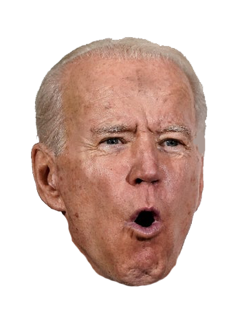 Biden head Blank Meme Template