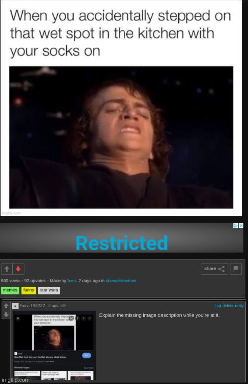 Let's see how long until he manages to delete the comment. | image tagged in i hate iceu | made w/ Imgflip meme maker