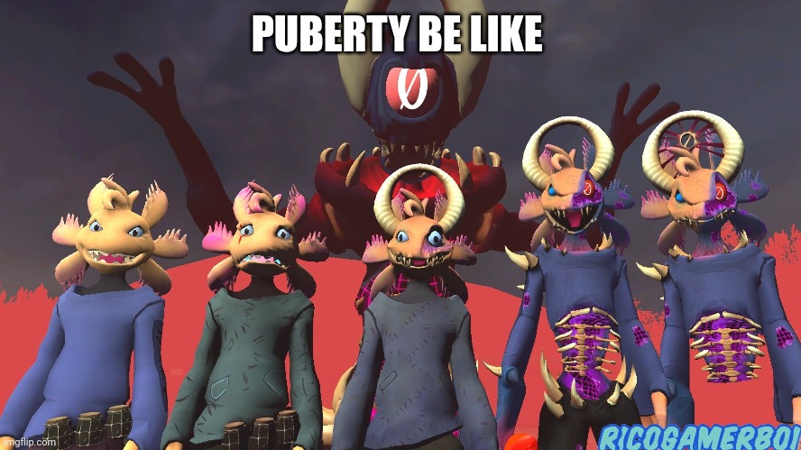 PUBERTY BE LIKE | made w/ Imgflip meme maker