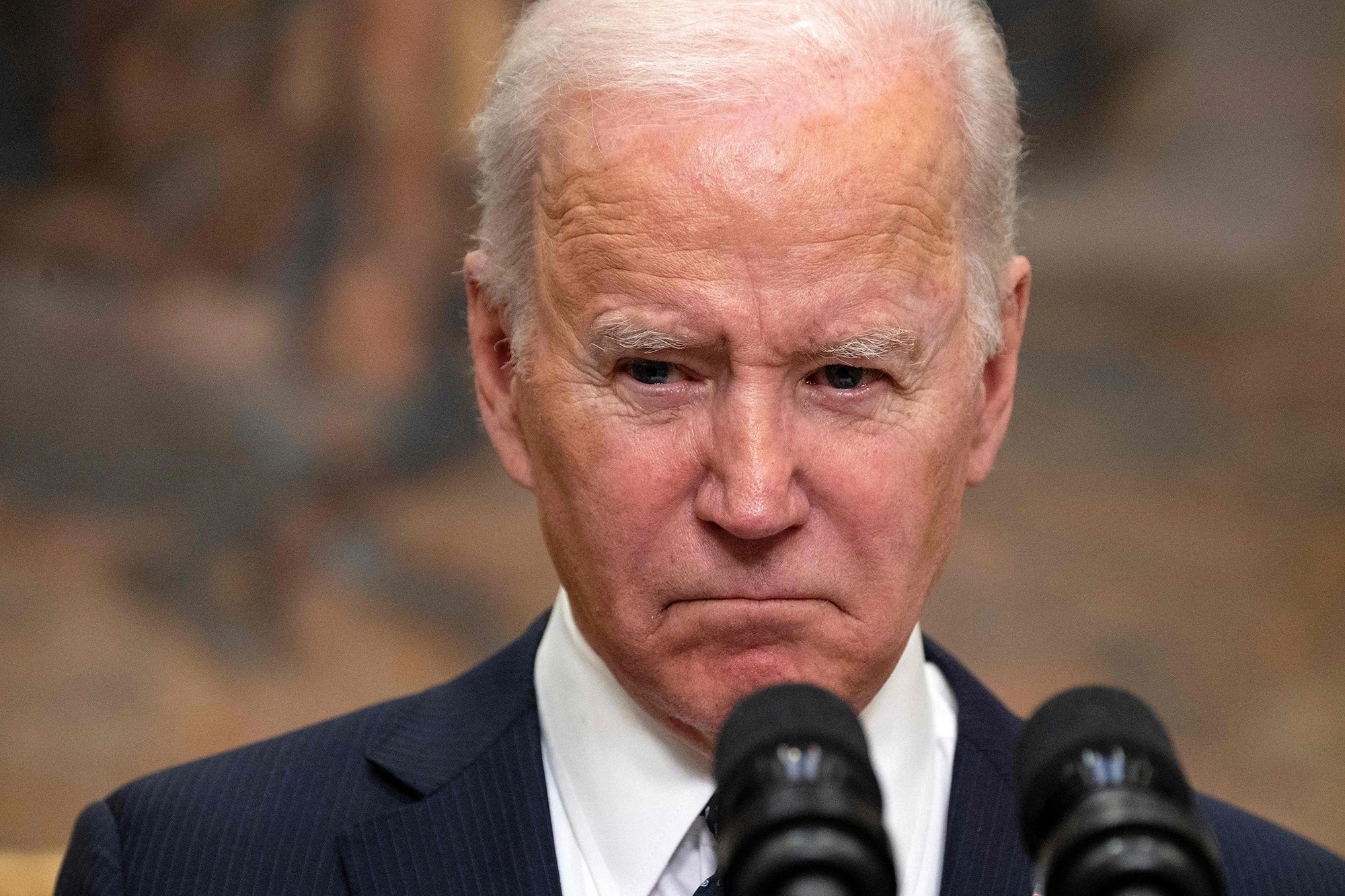 High Quality Joe Biden serious Blank Meme Template