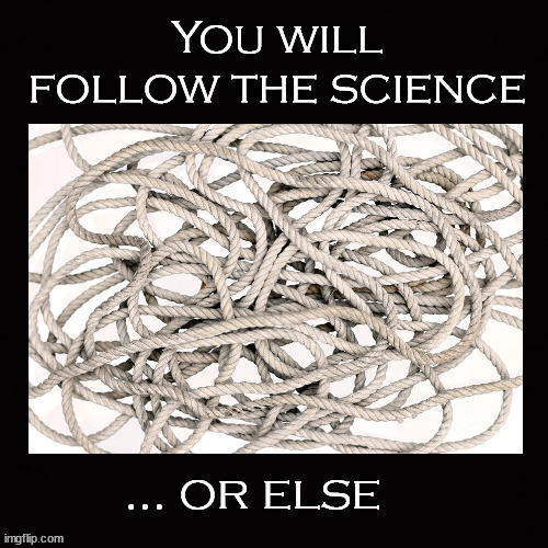 follow the science | image tagged in covid,follow the science | made w/ Imgflip meme maker