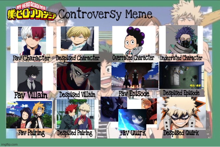 Mha controversy meme | image tagged in mha controversy meme | made w/ Imgflip meme maker