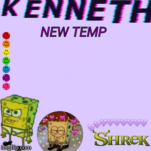 NEW TEMP | image tagged in kenneth- announcement temp | made w/ Imgflip meme maker