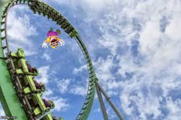 Wario dies falling off a roller coaster.mp3 | image tagged in wario dies,wario,roller coaster,memes | made w/ Imgflip meme maker
