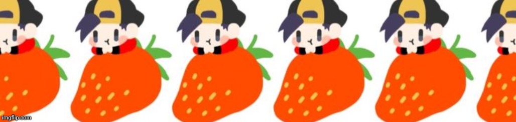 the gold in strawberry | made w/ Imgflip meme maker