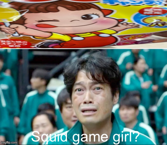 Squid game girl in rl (real) | Squid game girl? | image tagged in your next task is to- | made w/ Imgflip meme maker