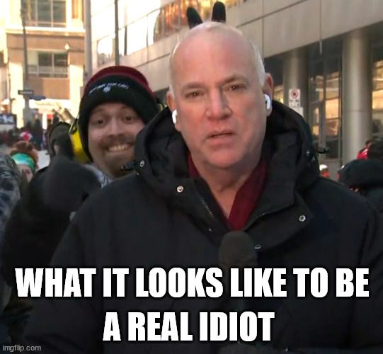 FluTruxKlan Moron | A REAL IDIOT; WHAT IT LOOKS LIKE TO BE | image tagged in freedumb,ottawa,the karen convoy,flutruxklan | made w/ Imgflip meme maker