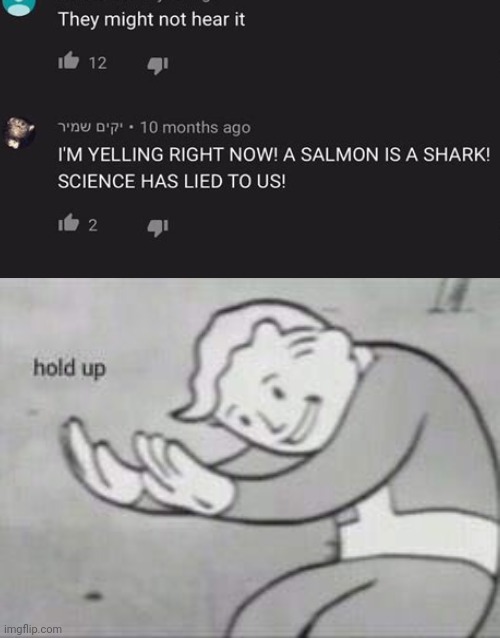 Wait what??? | image tagged in fallout hold up | made w/ Imgflip meme maker