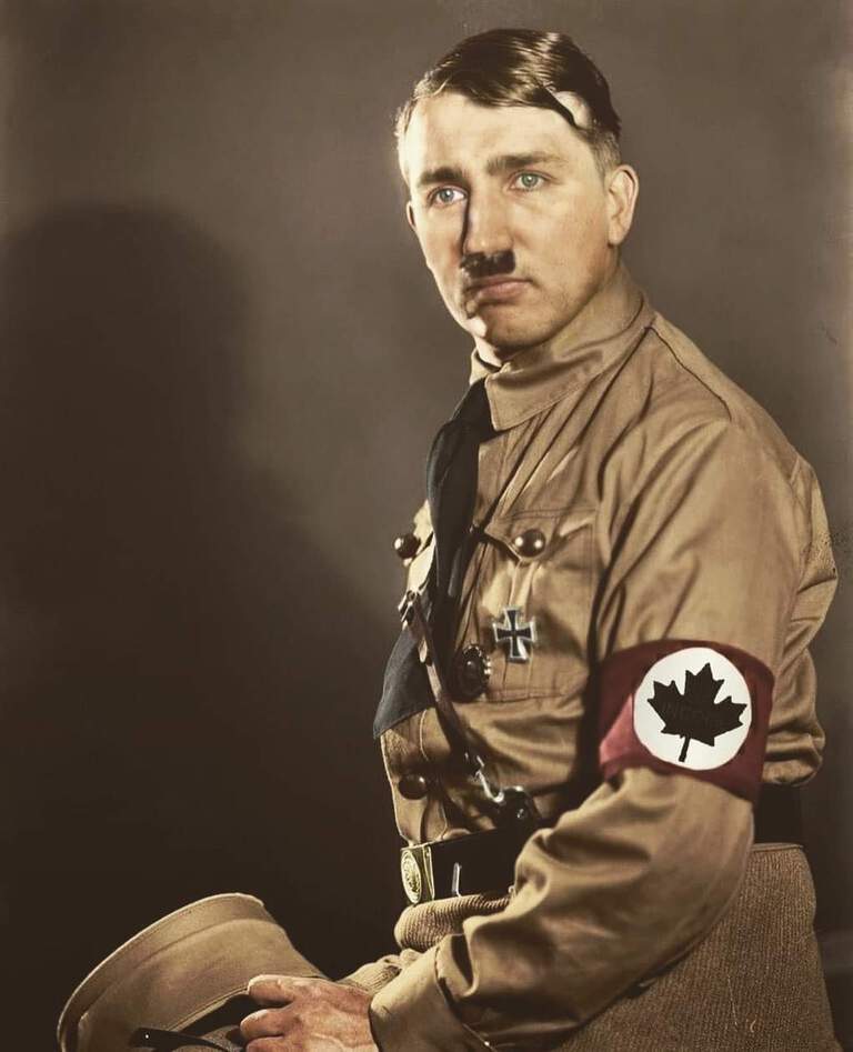 High Quality Adolf Trudeau Blank Meme Template
