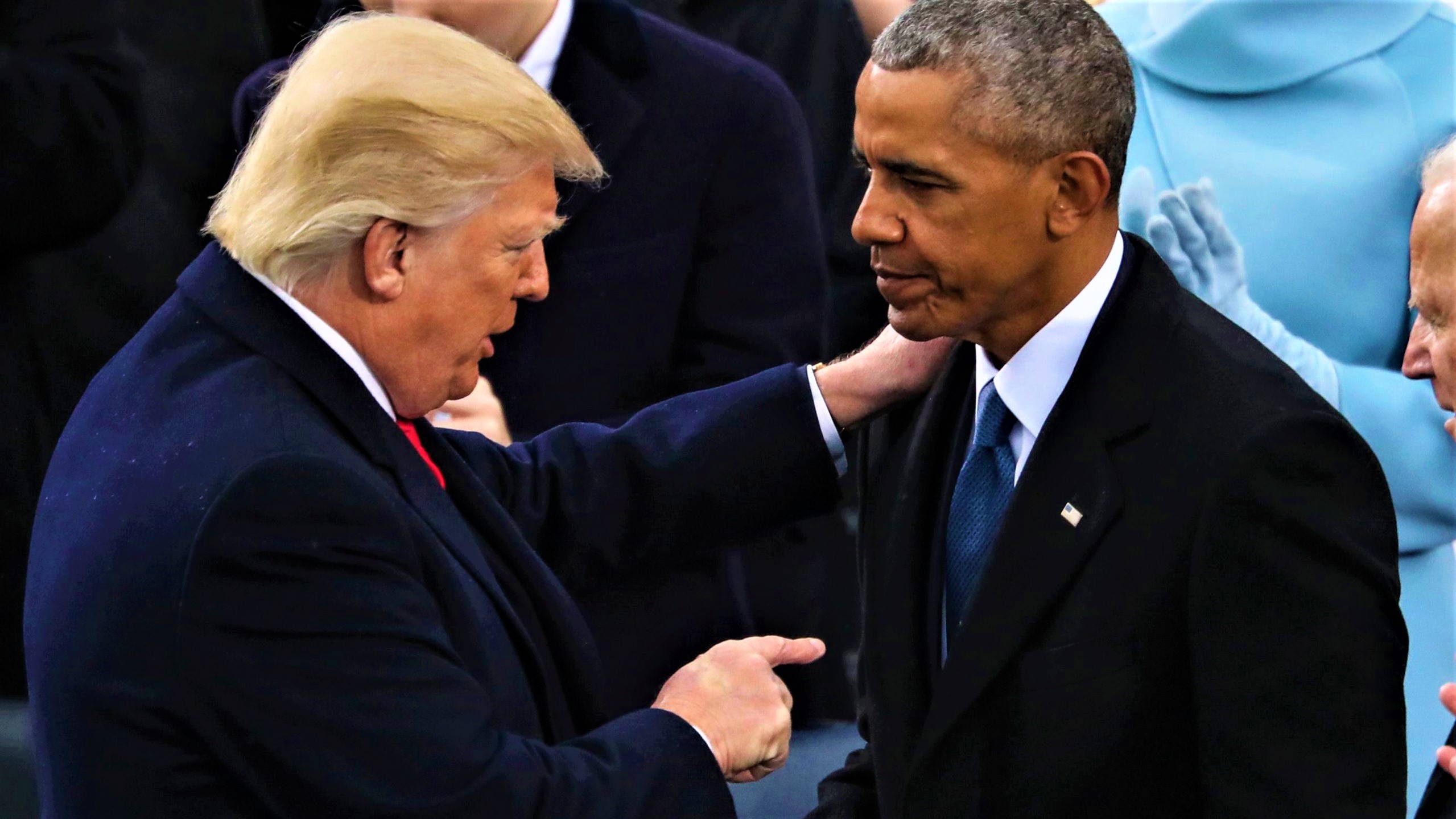 Trump lectures Obama Blank Meme Template